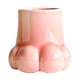 thumbnail image 1 of Florero De Cerámica Con Garra De Gatito, Maceta Elegante Para Plantas, Regalo De Inauguración De La Casa, Color Rosa, 1 of 3