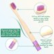 thumbnail image 2 of Kids Bamboo Toothbrushes, BPA-Free Soft Bristles, Eco-Friendly, 2 of 3