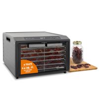 Deshidratador De Alimentos Excalibur Select De 6 Bandejas, 700 W, Negro