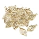 thumbnail image 5 of 50 Piezas De Dijes De Hojas Antiguas De Aleación Para Pendientes, Ganchos Para Hacer Joyas, Manualidades, Oro, 5 of 5