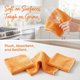 thumbnail image 3 of REGALWOVEN Paquete de 12 paños de cocina suaves y absorbentes Toallas de cocina Naranja 7" x 9", 3 of 7
