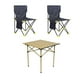 thumbnail image 3 of Conjunto 2 Sillas Color Negro Y Mesa Plegables Para Exteriores, 3 of 5