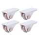 thumbnail image 1 of 4x Mini Ruedas Autoadhesivas Para Muebles Caja De Almacenamiento Rosa, 1 of 3