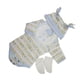 thumbnail image 4 of El Sombrero Del Babero De Los Mamelucos Rayados Pega La Ropa Para Las Mu?ecas De La Muchacha Del Bebé De 17 18inch, 4 of 5