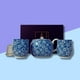 thumbnail image 2 of Set Tetera Japonesa Arita Ware Diseño Sakura Azul, 2 of 6