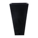 thumbnail image 2 of Macetero Negro Zurique 74cm Alto Con Plato, 2 of 3