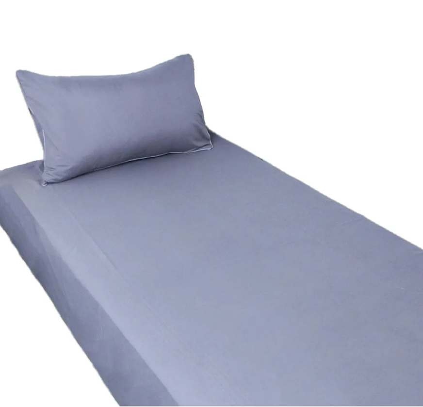 Genérico - Juego Sabana 144 Hilos 1 Plaza 3 Piezas Varios Colores