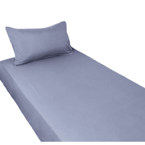 Genérico - Juego Sabana 144 Hilos 1 Plaza 3 Piezas Varios Colores