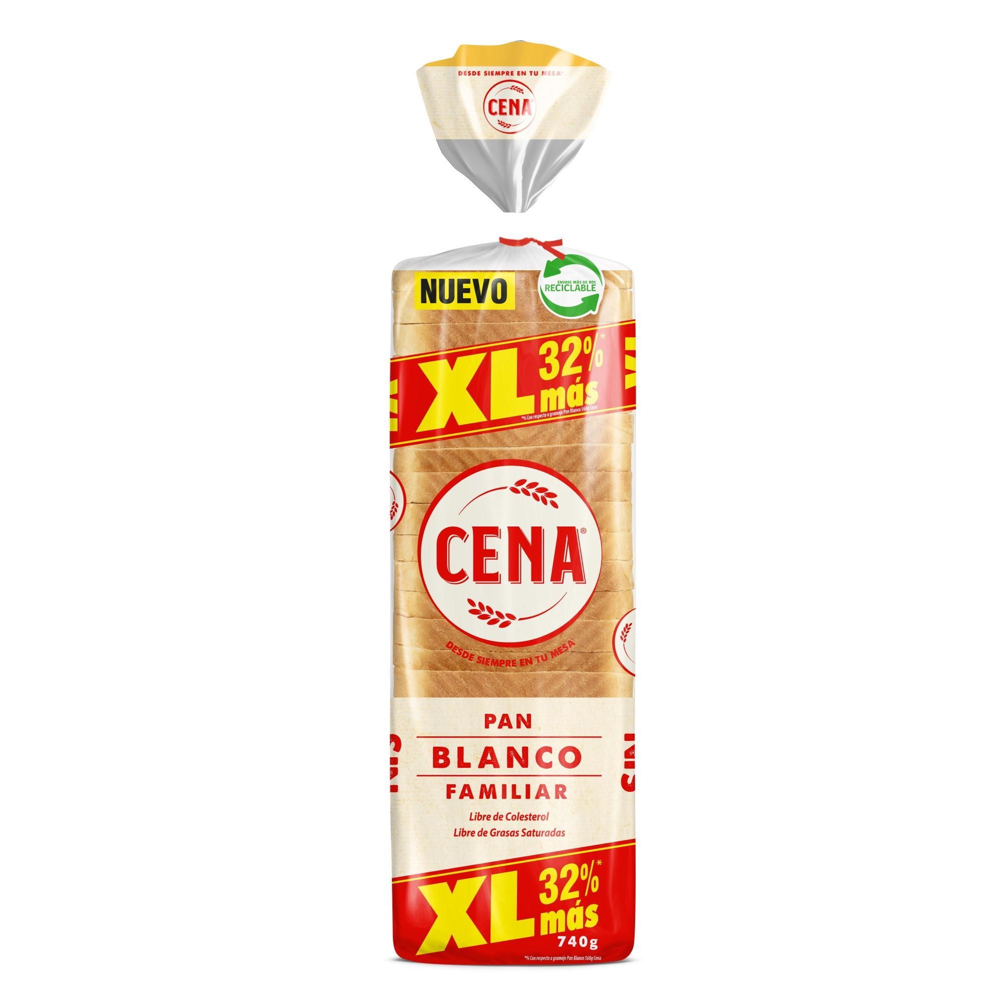 Pan De Molde Blanco Xl 740 g Cena