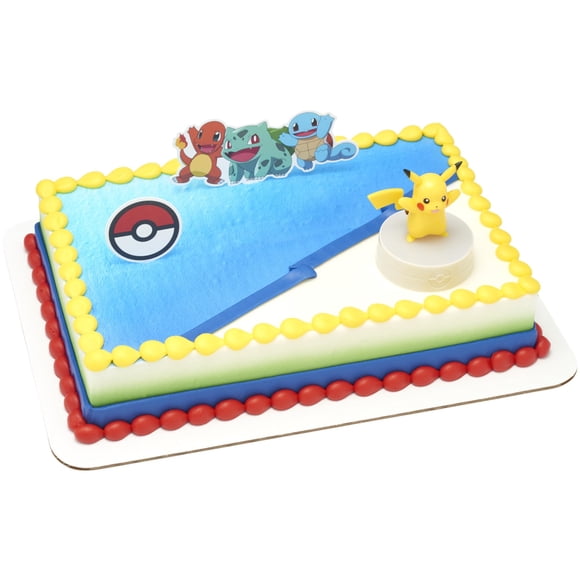 Juego de 3 piezas Cake Topper DecoSet® Pokémon Light Up Pikachu