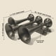 thumbnail image 2 of Kit de bocina de tren HornBlasters Flatlaw con sistema de aire de 3 litros, 2 of 9