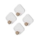 thumbnail image 3 of 4 Piezas Ganchos Para Toallas De Baño Ganchos Multifuncionales Para Baño Sombreros De Oficina Blanco, 3 of 3