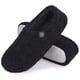 thumbnail image 1 of Zapatillas HomeTop, piel rizada y borrosa, espuma viscoelástica para mujer, negras, de 9 a 10, 1 of 6