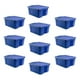 thumbnail image 1 of Pack 10 Cajas Organizadoras 55lts Wenco Plastico 60x48x27cm Azul Fullbox, 1 of 5