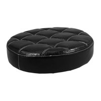 Ioensy - Taburete De Bar Redondo Con Cojín Para Asiento, Fácil Instalación, Resistente, Para Salón, Color Negro