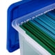 thumbnail image 5 of Caja para archivos IRIS USA de plástico con tapa, 35 L, paquete de 3, 5 of 6