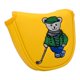thumbnail image 3 of Golf Club Headcover Wrap Sleeve PU Para Golfistas Golf Mallet Putter Head Cover Amarillo, 3 of 5