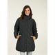 thumbnail image 1 of Parka Larga Mujer Acolchado Rombos Negro Polemic, 1 of 4