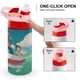 thumbnail image 4 of PonyoBotella de Agua con Tapa Pop Top de Un Toque, Acero Inoxidable, a Prueba de Fugas, para Deportes, Botella Infantil rosa 12 oz, 4 of 6