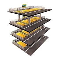 Bothyi - 1/64 Diecast Car Display Case Protección Para Coches De Juguete Modelo Coleccionistas Regalos Americano 4 Capas