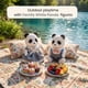thumbnail image 2 of Set de 2 figuras de panda blanco OLEOCA Family, mini muñecos, 2 of 7