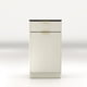 thumbnail image 2 of 10-Gallon Woodgrain Tilt-Out Trash Can Cabinet Wooden Garbage Recycling Cabinet with Wave-Textured Hideaway Drawer&Pull-Out Bin-Multipurpose Kitchen/Bath Organizer in Antique White Finish, 2 of 3