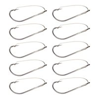 Magideal - 10X Anzuelos De Pesca Sin Malas Hierbas, Alambre Afilado Sin Malas Hierbas, Espacio Ancho, Ganchos Protectores De Malas Hierbas De Acero De Alto Carbo 388 Mm X 135 Mm