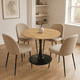 thumbnail image 5 of Mesa Comedor Redonda Tulip Wood 80cm Diametro Negra, 5 of 5