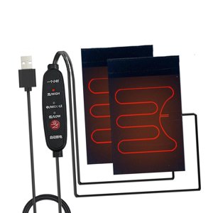 Ioensy - Funda Calefactable Para Puños De Motocicleta. Calentador Universal Para Puños De Motocicleta.