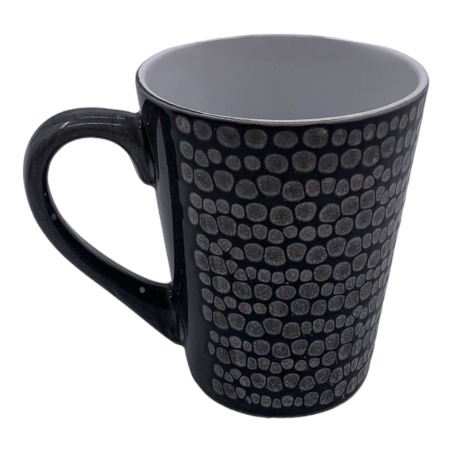 Homewell - Tazon Loza Negro Diseño 415Ml