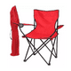 thumbnail image 3 of Silla plegable con bolso y portavasos resistente roja, 3 of 3