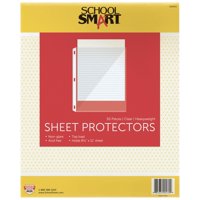 Protectores De Sábanas School Smart Top Load, Polipropileno, Peso Pesado, Paquete De 50