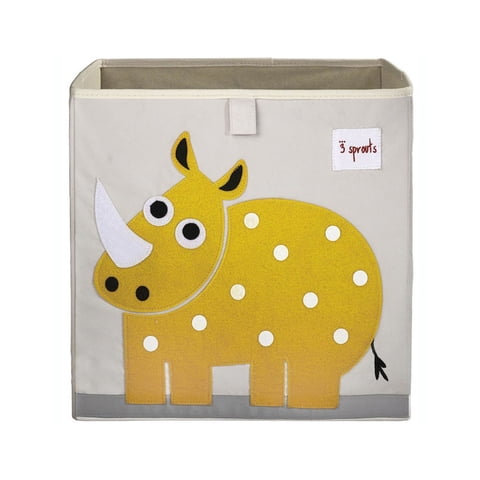 Importclick - Caja Juguetes Infantil De Rinoceronte