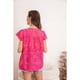 thumbnail image 2 of Blusa Polera Mujer Manga Corta Tipo Broderi Tendencia cuello V 0047, 2 of 3