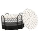 thumbnail image 1 of 8 Posavasos Con Rejilla Para Bebidas, Posavasos Tejidos Para Cocina, Patio, Hogar, Encimeras, Tema Negro, 1 of 3