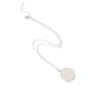 thumbnail image 5 of Forma redonda Marco de fotos Locket Memorial Hombres Mujeres Collar Plata, 5 of 5