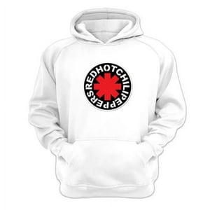 Genérico - Polerón Canguro Red Hot Chili Peppers Blanco Talla Xs Unisex