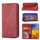 thumbnail image 1 of Funda Flip FOXDOCK para iPhone 14 Pro , Estilo Billetera con Diseño Rombo, Correa de Mano y Soporte, Uso Diario, 1 of 5