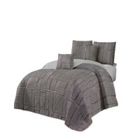 Genérico - Cubrecama Verano Quilt Delgado King 250 X 270 Cm