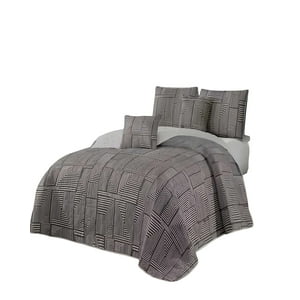 Genérico - Cubrecama Verano Quilt Delgado King 250 X 270 Cm