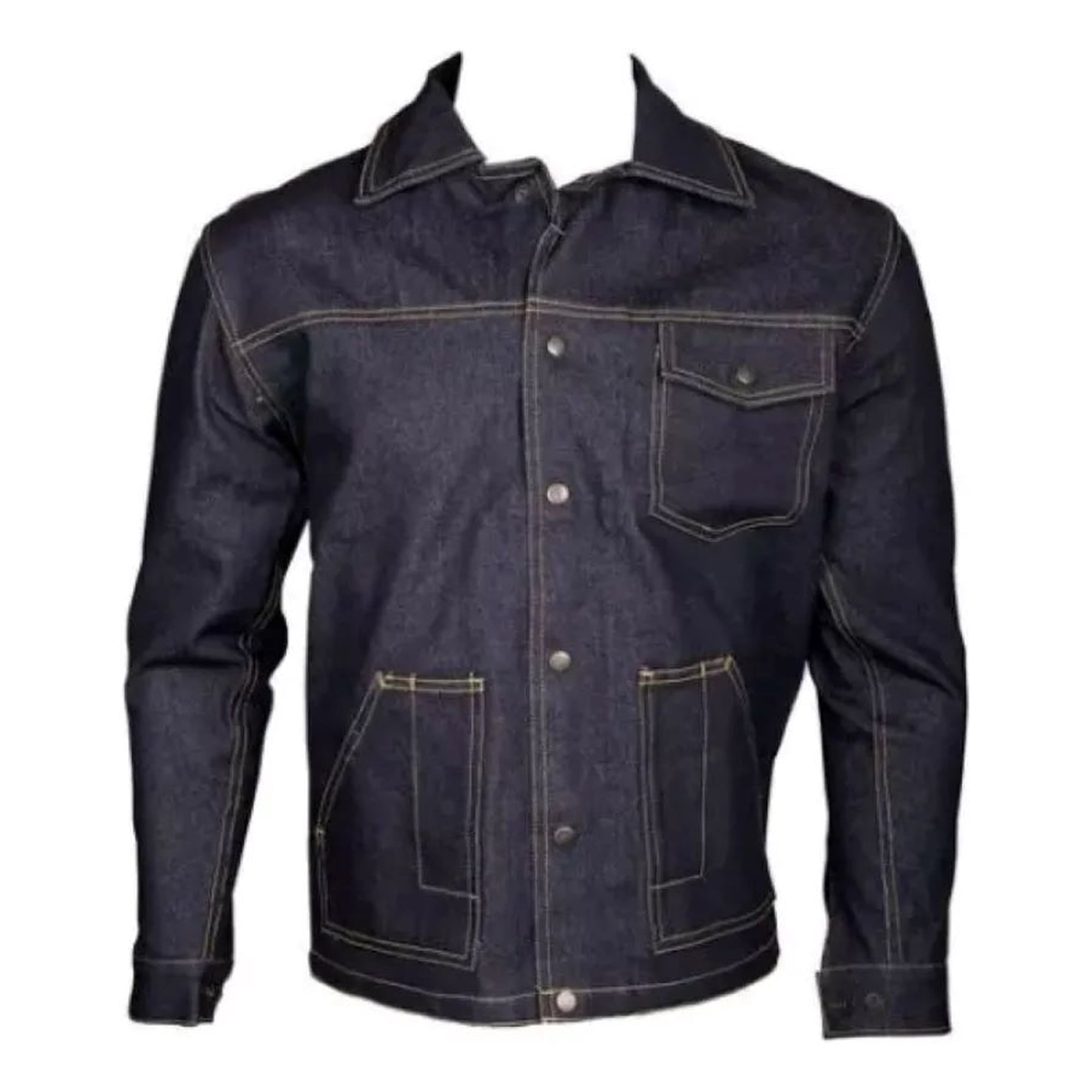 Metalfer - Chaqueta Mezclilla, Ropa De Trabajo. Certificado.talla 44