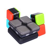 Magideal - Juego De Memoria De Cubo Intermitente Led Juego De Memoria De Cubo Divertido Juego De Rompecabezas Juguete Sensorial Portátil Juguete De Cerebro Clási