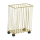thumbnail image 2 of Cesto Para Ropa Sucia Cesto Para Ropa Sucia Multifuncional Con Ruedas Para Mancuernas Dorado, 2 of 5