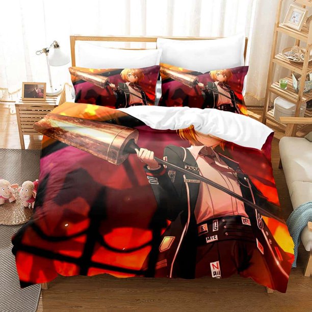 Fashion Game Limbus Company Bedding Set Cartoon Anime three-piece set Adult Kid Bedroom Duvet cover Sets Home Textiles Bed Sheets