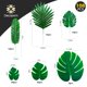 thumbnail image 2 of Hojas de palma artificiales Decopom, paquete de 108 unidades, Tropical Monstera, 2 of 9