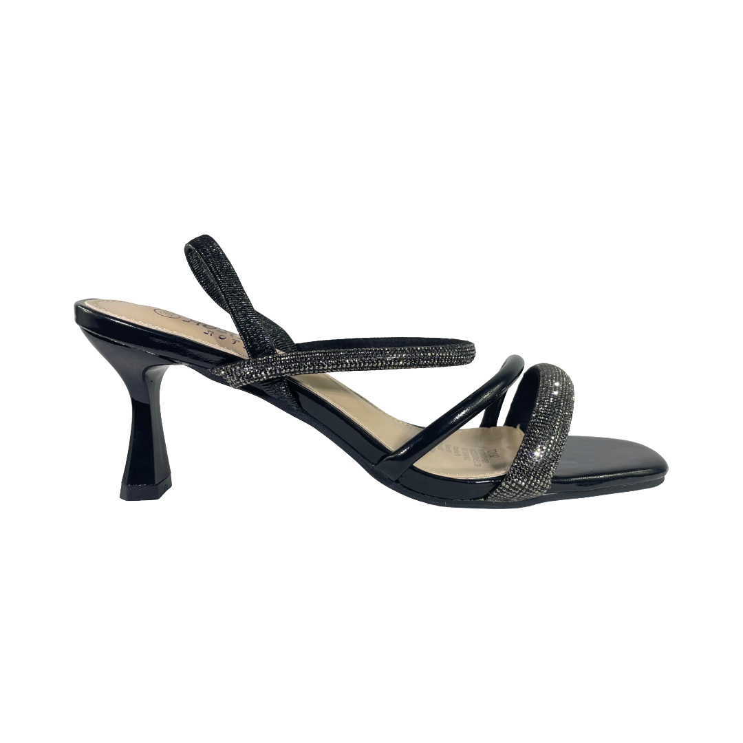Sandalias De Fiesta Hualunaote Negro Casual Mujer T2192 - Talla 38