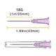 thumbnail image 3 of Aguja Industrial Veosor 18G 1 Pulgada Luer Lock 100 Un, 3 of 3