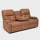 thumbnail image 3 of Sofá 3 Cuerpos Reclinable Moderno Matheus Café Vs8070sbr, 3 of 9