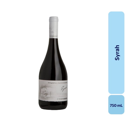 Vino Syrah Botella 750 mL Casas Del Bosque
