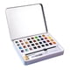 thumbnail image 1 of Juego De Pintura De Acuarela Profesional Pigmento De Paleta Para Artistas 12 Nacarados + 24, 1 of 5